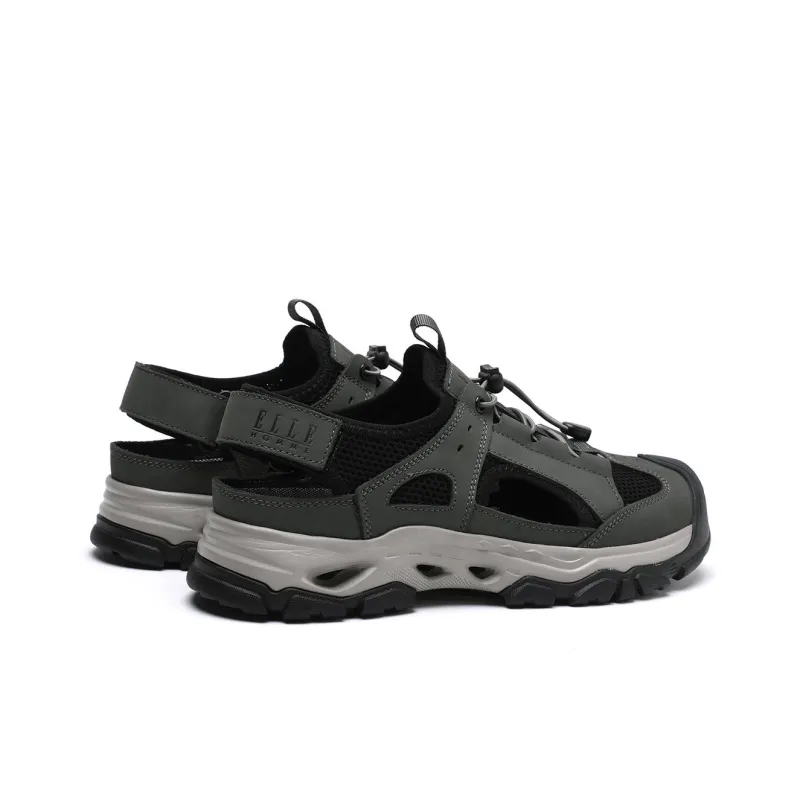 ELLE HOMME River Trekking Shoes Men's Black/Gray-3