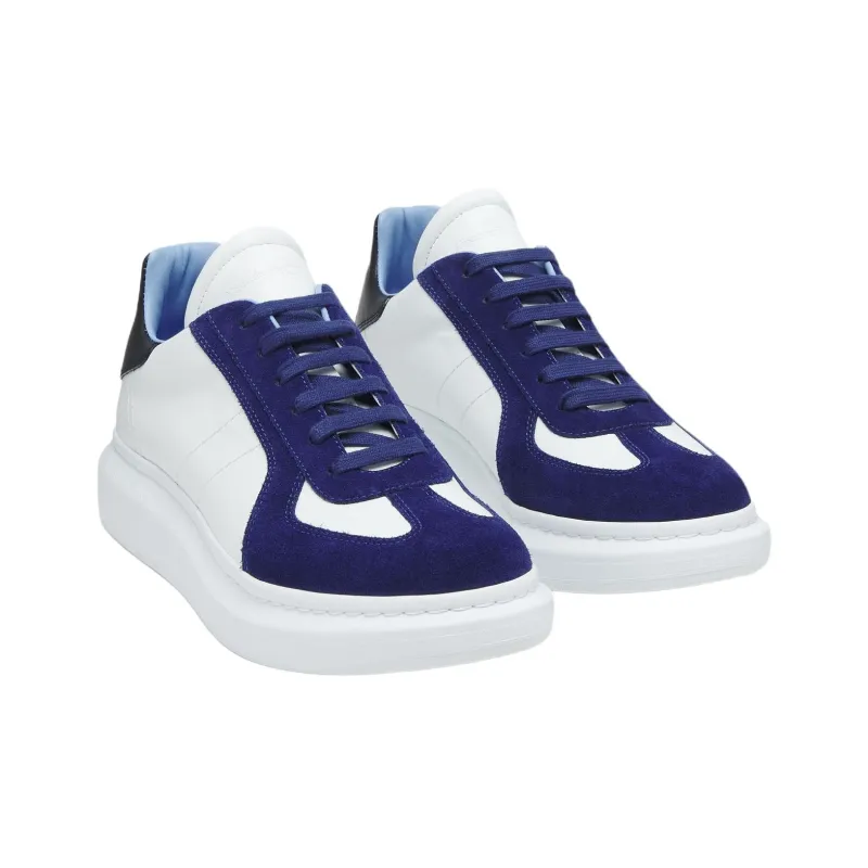 Alexander McQueen Low Top Casual Shoes Men's Blue-2
