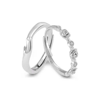 Treasure Love S999 Fine Silver Rings Unisex