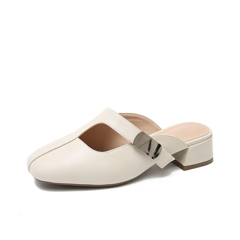 AFJI Rubber Sole Abrasion Resistant Closed Toe Slippers Women's-11