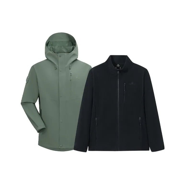 PIONEER CAMP Waterproof, Windproof, Breathable, Abrasion Resistant, Thermal, Water Repellent Windbreaker Jacket Men's-68
