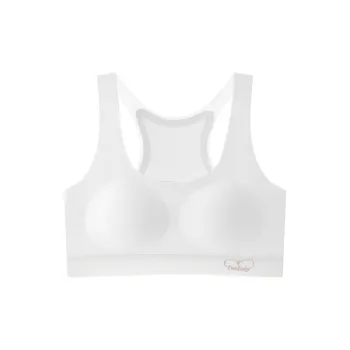 QIANLINGMEI 100% Cotton Girlish Bra Women's