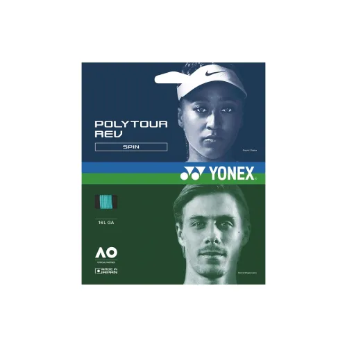 YONEX Tennis Racket Strings Polyester Unisex 12m*1.25mm Bright Orange Polyester Unisex 12m*1.2mm