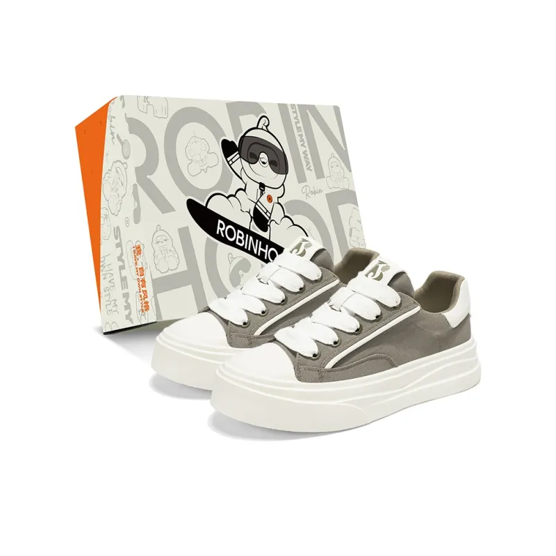 ROBINHOOD Slip Resistant, Abrasion Resistant, Lightweight, Breathable Low Top Skateboard Shoes Men's-5