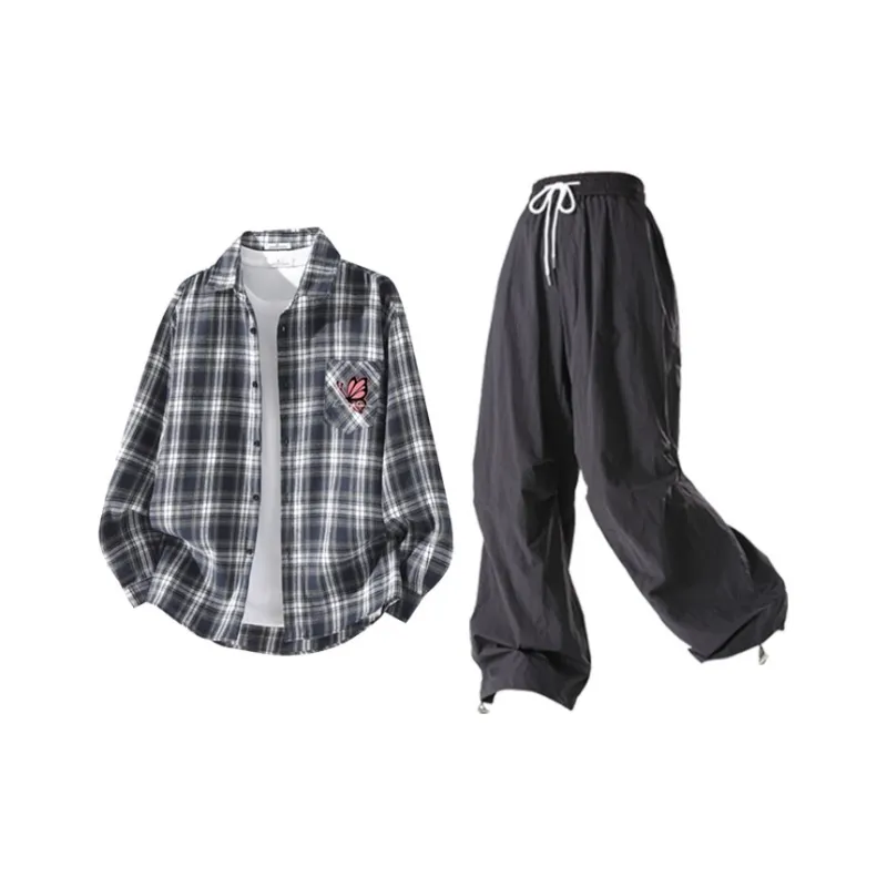 LIVINGTOWN Shirt Matching Set Unisex-2