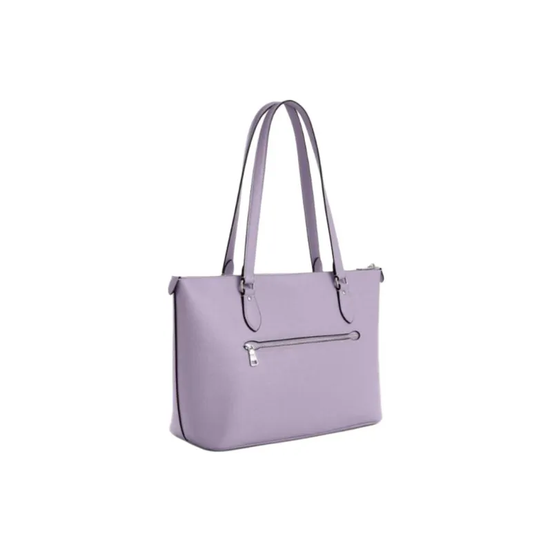 COACH Gallery Recycled Leather Tote Bag, Shopping Bag, Shoulder Bag Tubas Women's Purple-1