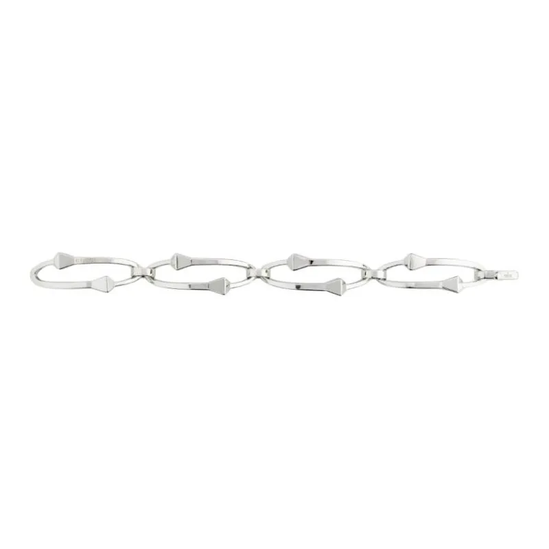 GUCCI 925 Sterling Silver Bracelets Unisex Silver-2