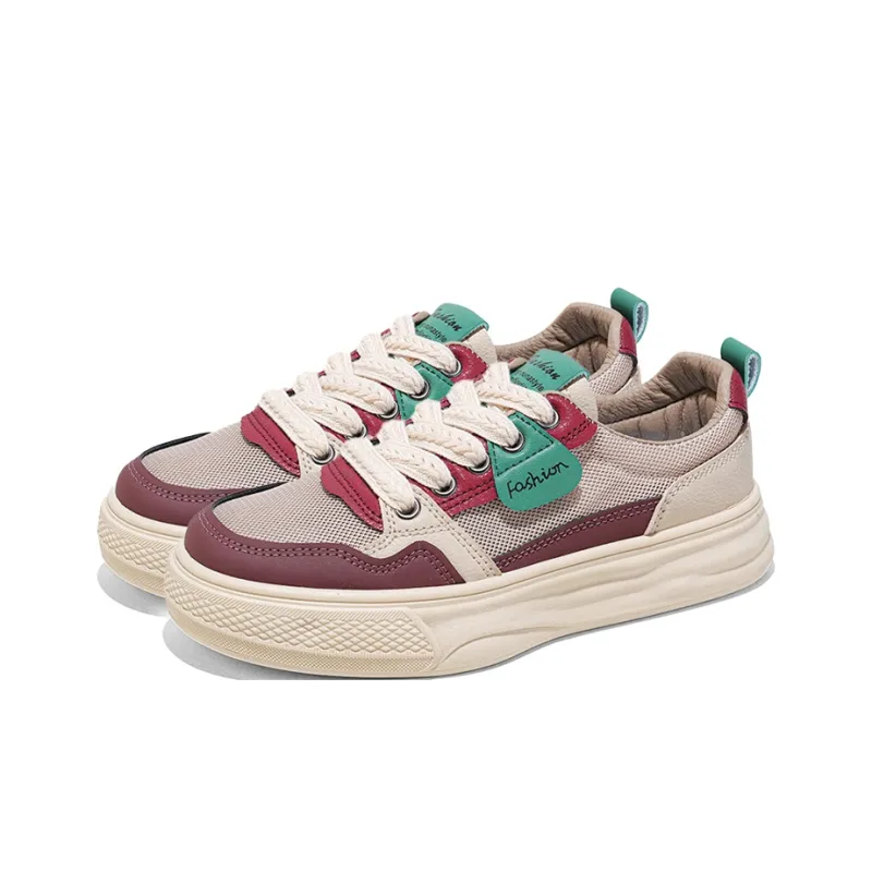 Gai Renpu Slip Resistant, Lightweight, And Breathable Low Top Skateboard Shoes Women's-7