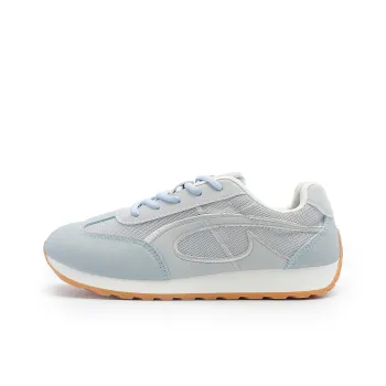 DEERWAY Height Increasing Abrasion Resistant Lightweight Breathable Slip Resistant Low Top Casual Shoes Women's Blue