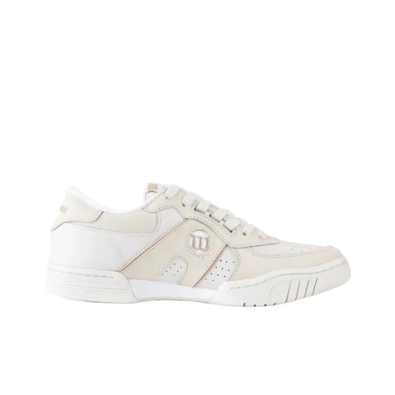 Wilson PRO STAFF Low Top Tennis Shoes Men's White Beige-1