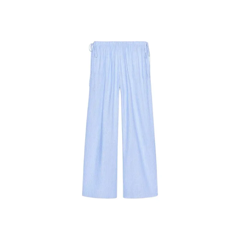 ZARA Casual Pants Women's Blue/White-1