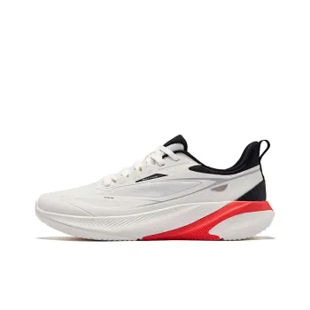 Erke Shock Absorbers Rebound Low Top City Commute Running Shoes Men's Microcrystal White Jet Black