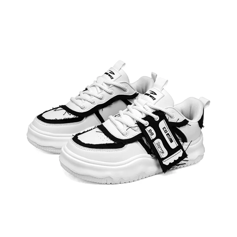 DEERWAY Coverage Slip Resistant Lightweight Low Top Skateboard Shoes Men's-1