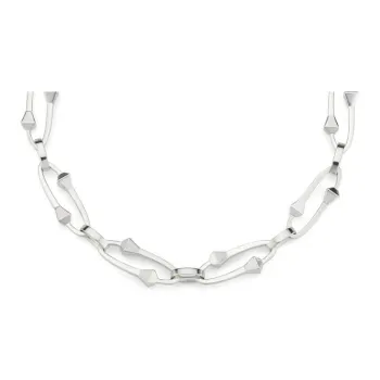 GUCCI 925 Sterling Silver Necklaces Unisex Silver