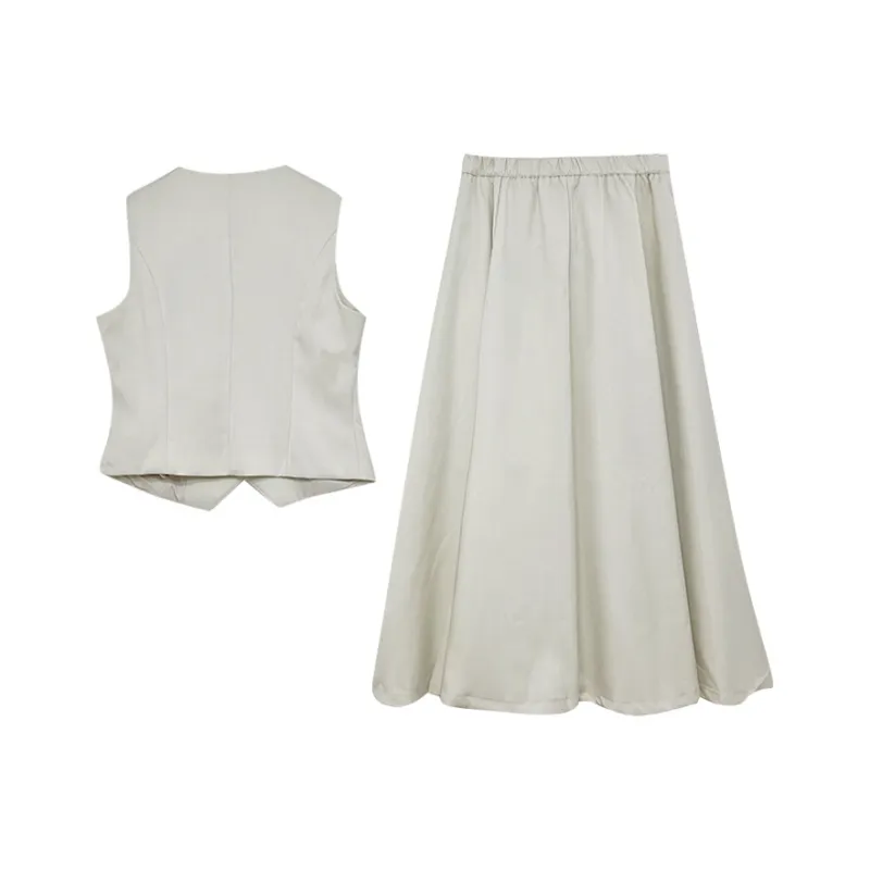 Icicofficial Two Piece Skirt Sets Women's-5