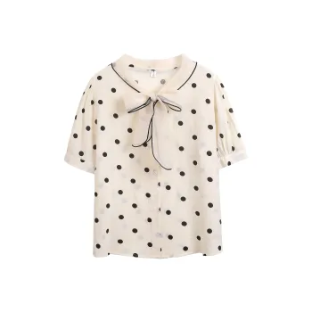 CZMO Shirts Women's Apricot Polka Dot
