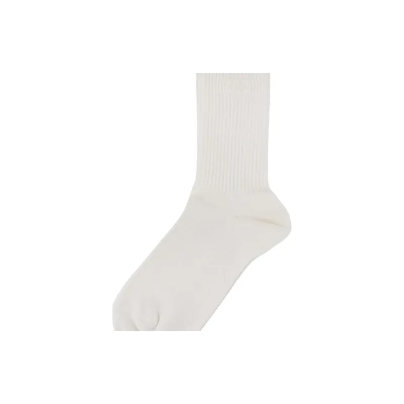 CELINE SS24 Mid-Calf Socks Women's 1 Pack White-3