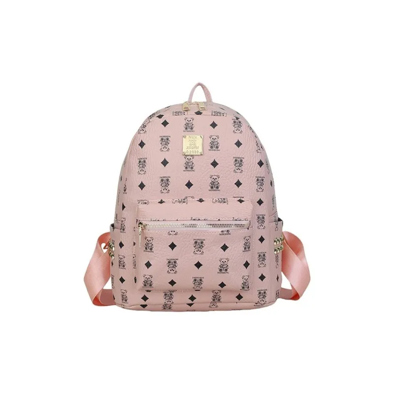 Single Warehouse PU Backpack Women's Multicolor-6