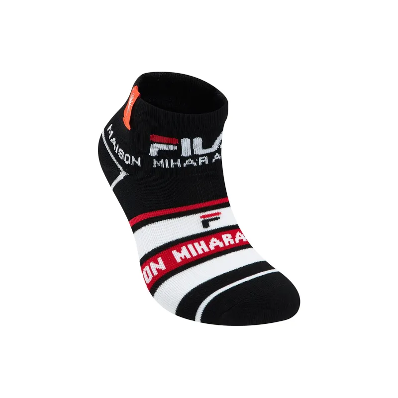 FILA x Maison Mihara Yasuhiro Ankle Socks Unisex 1 Pack Jet Black-1