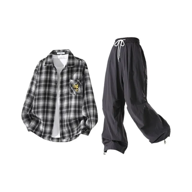 LIVINGTOWN Shirt Matching Set Unisex-0