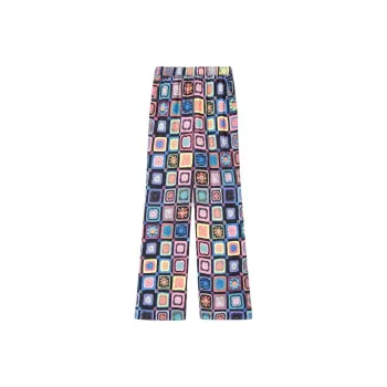 Desigual Casual Pants Women's Black With Print