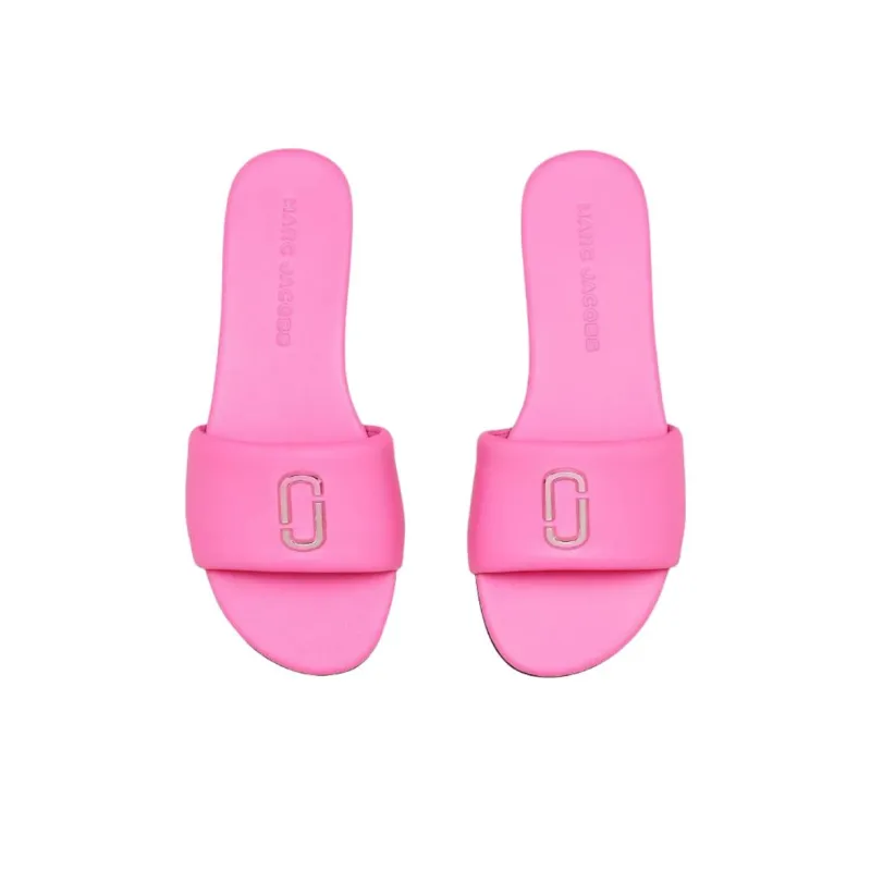 MARC JACOBS Snapshot Slide Slippers Women's Pink-3