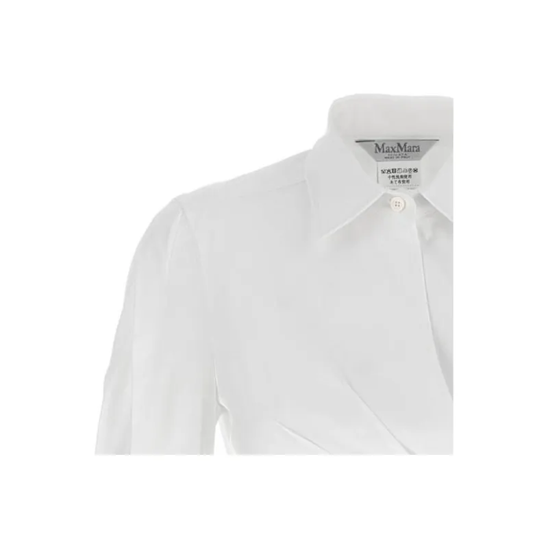 MaxMara Balzac Wraparound Long Sleeved Dress-2