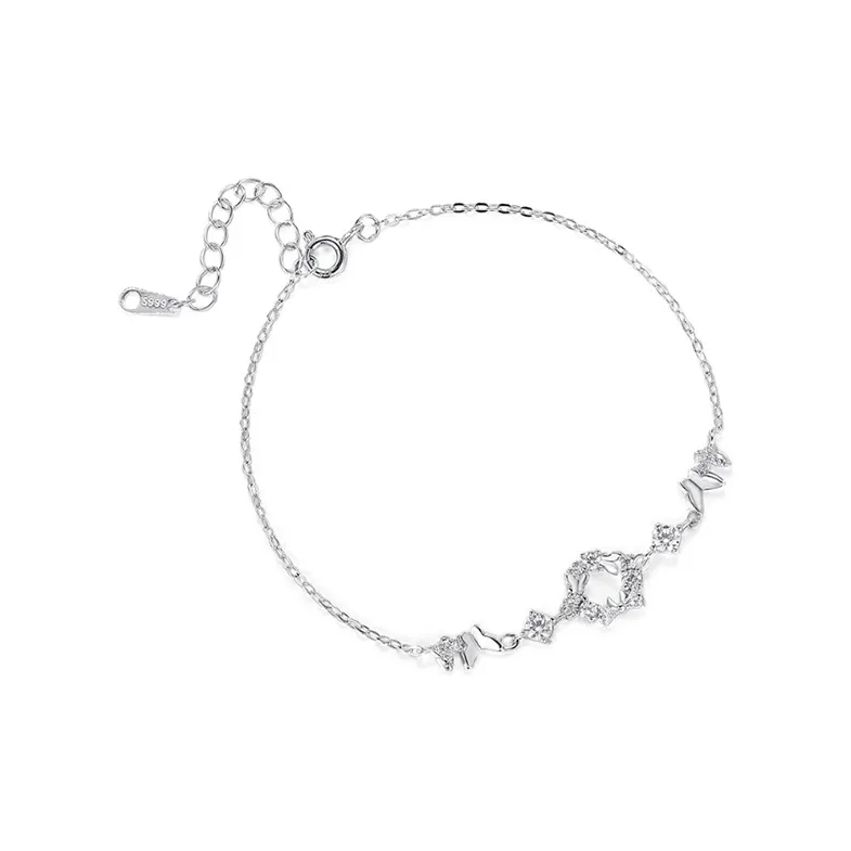 TAOHUAZHAOZHAO S 999 Fine Silver Bracelets Women's-0