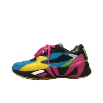 FILA Mindblower Abrasion Resistant Slip Resistant Low Top Casual Shoes Unisex Black Blue Pink