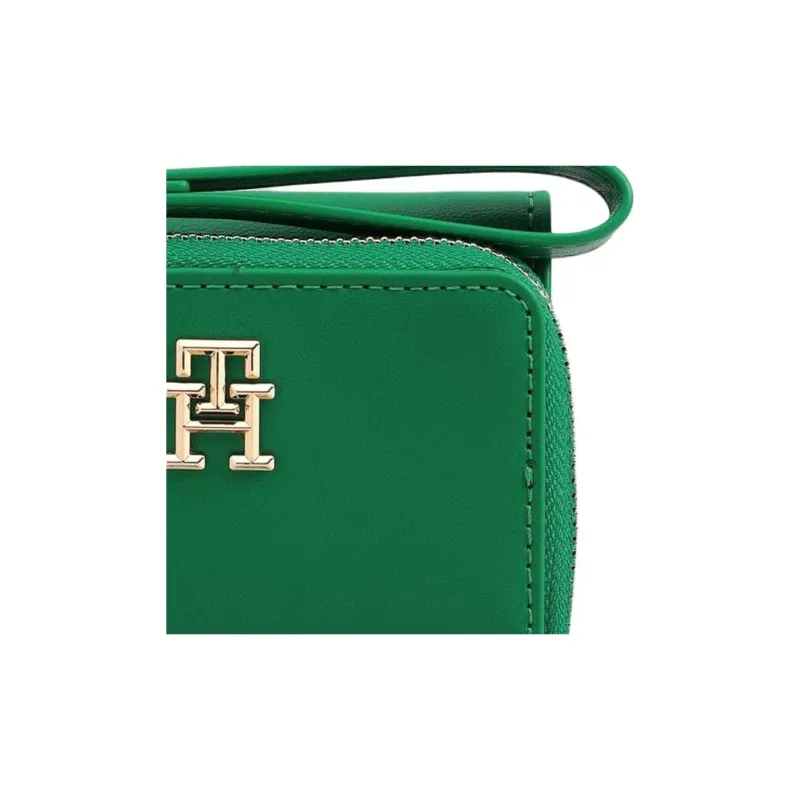 Tommy Hilfiger PU Polyurethane Wallet Women's Green-2