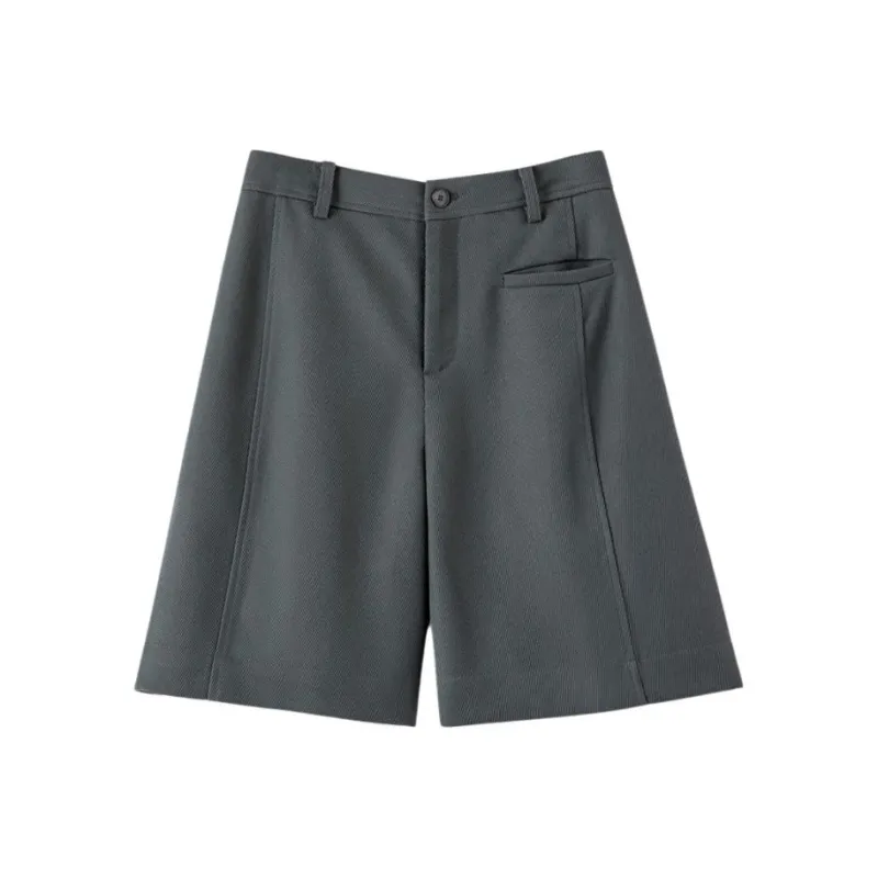 Late White Casual Shorts Women's-0