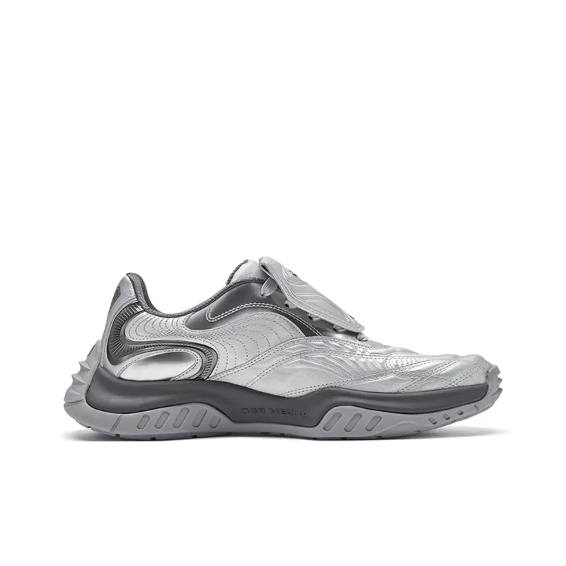 OGR Nova Og Silver Bowling Slip Resistant, Breathable, Lightweight Low Top Casual Shoes Unisex Antique Silver-3