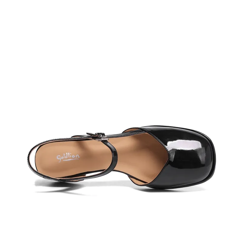 GOLDLION Chunky Heel High Heels Women's-7