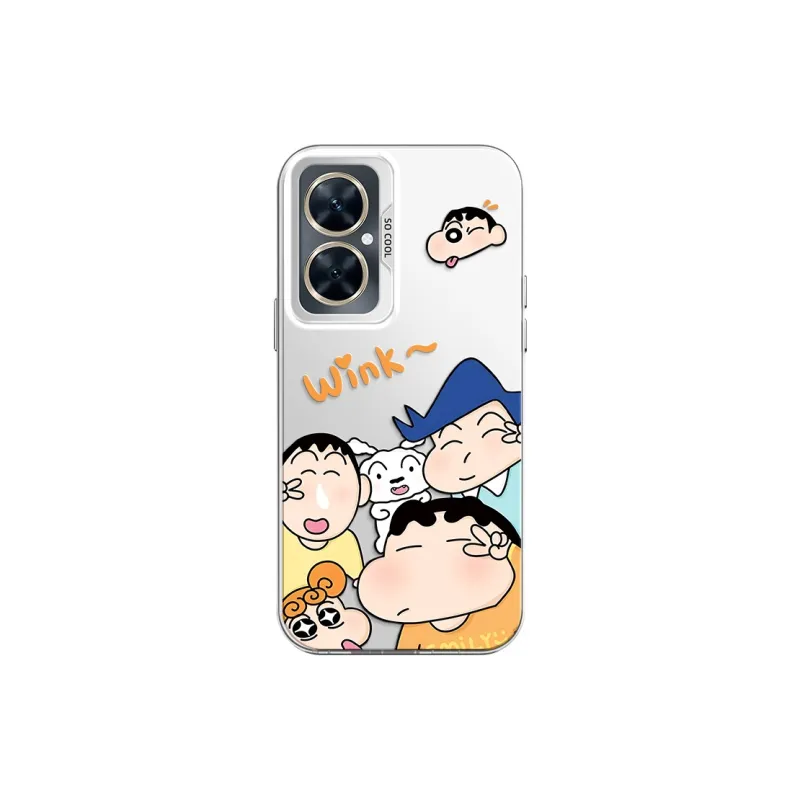 YICAIJIA Matte Material Shin Chan's Brother Y Phone Cases Compatibility With MVMOM 20/30 Trendy And Cool-18