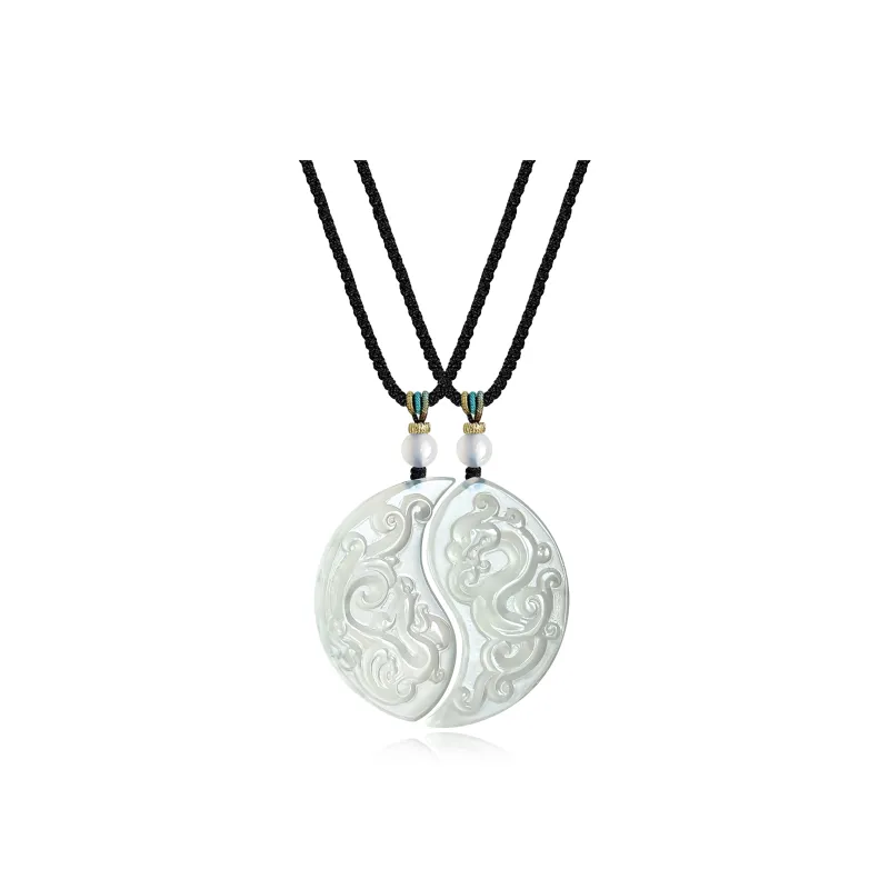 JIAOSHIYU Serpentine Jade Necklaces Unisex-4