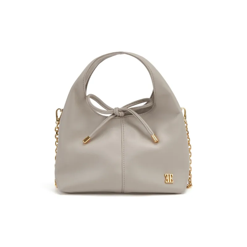 ELLE Synthetic Leather Handbag Trumpets Women's Pink/Light Gray/Light Yellow-3