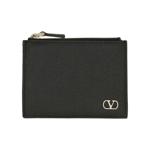 Valentino VLogo Signature Calfskin Wallet Men's Black