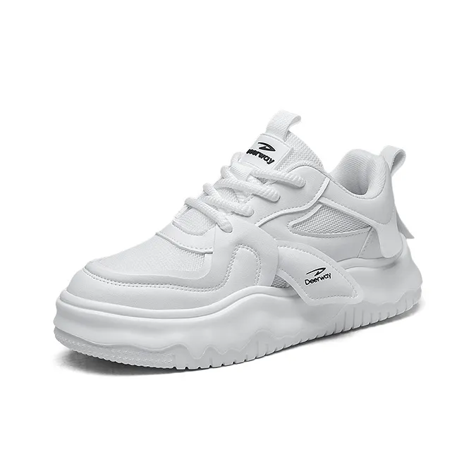 DEERWAY Breathable, Slip Resistant, And Abrasion Resistant Low Top Casual Shoes Men's-5
