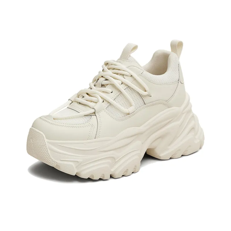 TATA Breathable Height Increase Low Top Chunky Sneakers Women's-5