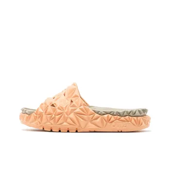 OETZI EVA Slip Resistant Abrasion Resistant Slide Slippers Unisex Orange Brown
