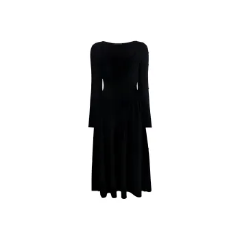 Antonino Valenti Square neck Corduroy Flared Midi Dress
