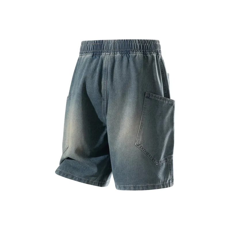 G.M BONNEY Denim Shorts Unisex-5