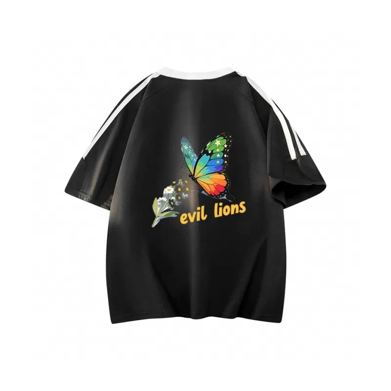 Evil Lions Short Sleeved T Shirts Unisex-4