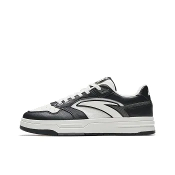 Anta Street Play LITE Anti Slip Wear Resistant Low Top Skateboard Shoes Women's Black White