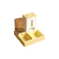Basic Medium Yellow[Automatic Water and Food Dispenser]