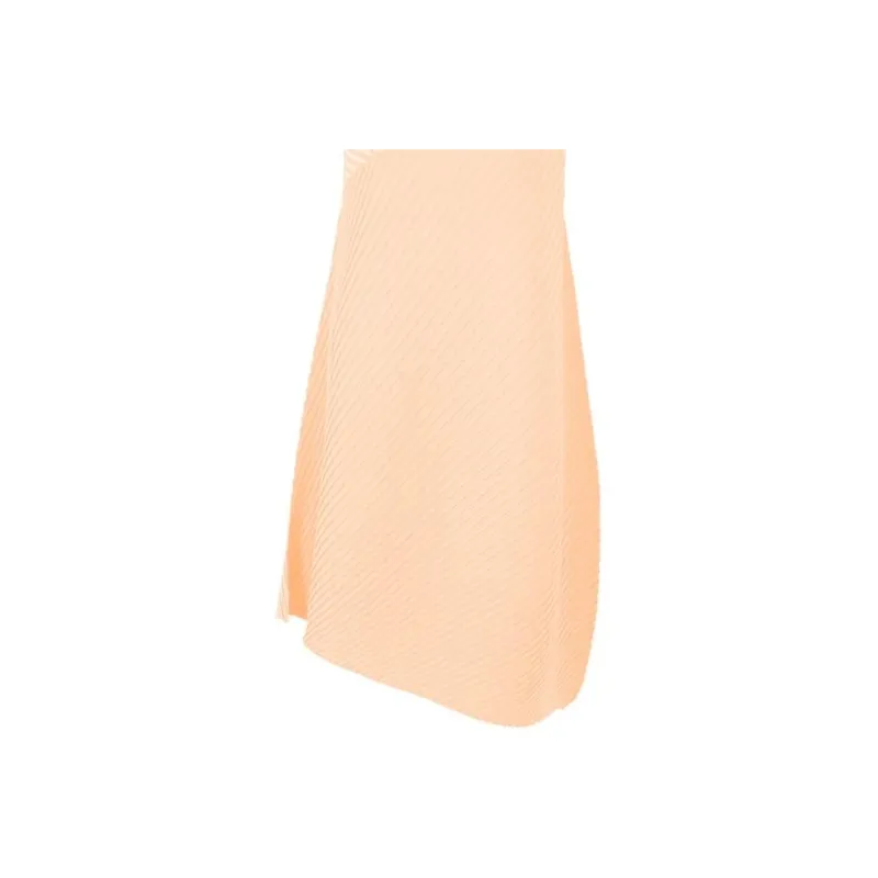 ISSEY MIYAKE Sleeveless Dress Women's Beige-1