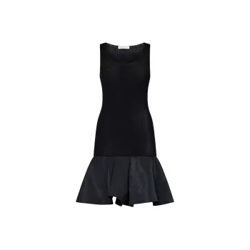 NINA RICCI Peplum Midi Dress