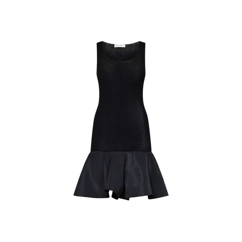 NINA RICCI Peplum Midi Dress-0