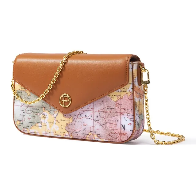 PAPRIKA Cow Leather Shoulder Bag Women's Multicolor-6