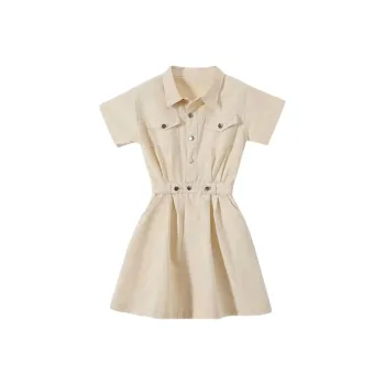 Mu Xiao Xin Short Sleeved Dress Women's